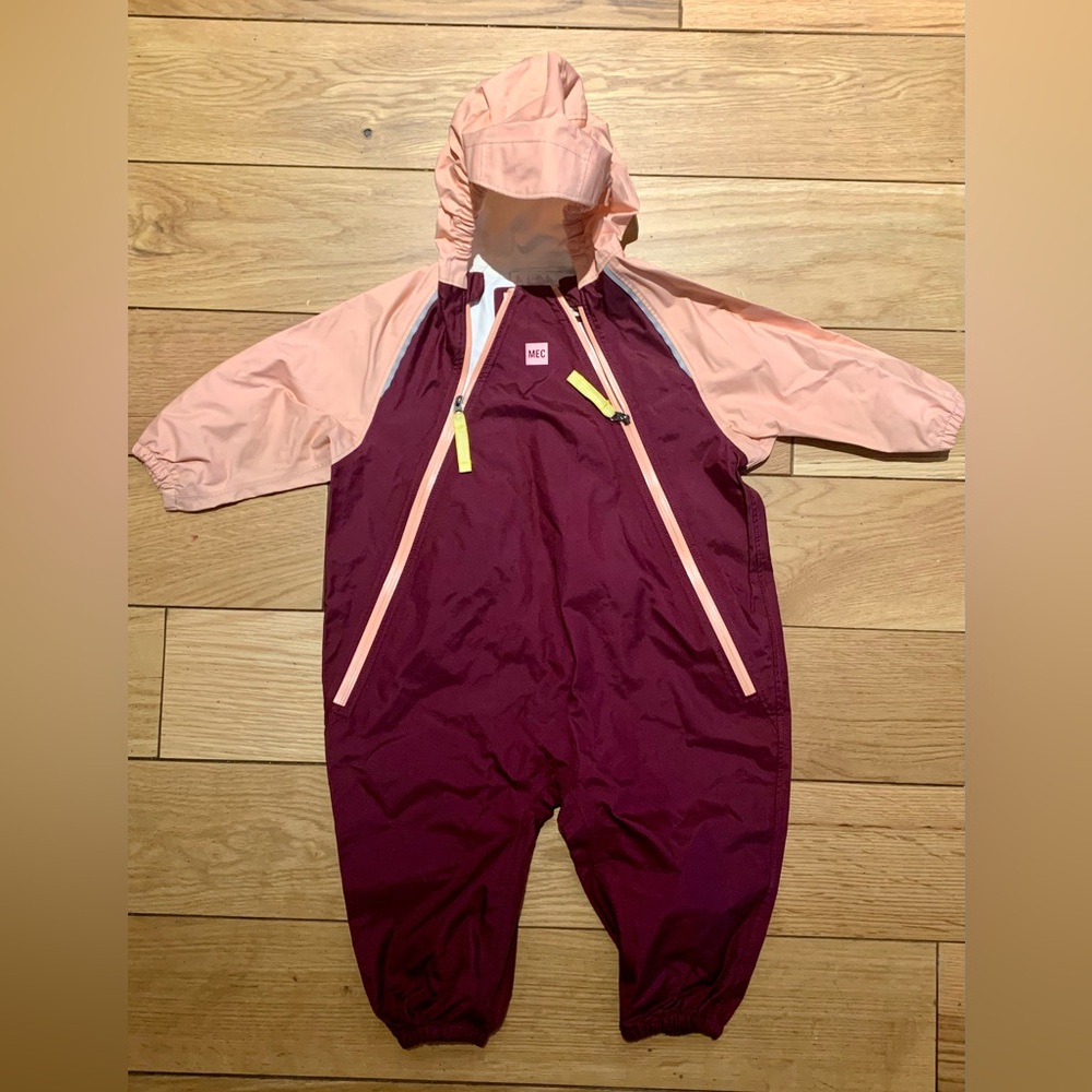 MEC rainsuit, 12 months